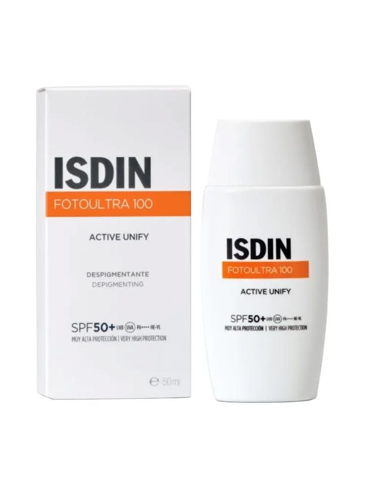 فلوئید ضدآفتاب ایزدین فوتو اولترا اکتیو یونیفای بی‌رنگ SPF 50+